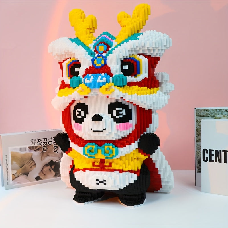 8600 pièces de blocs de construction à emboîtement de panda magnifique \u002F Parfait pour un cadeau de vacances pour et