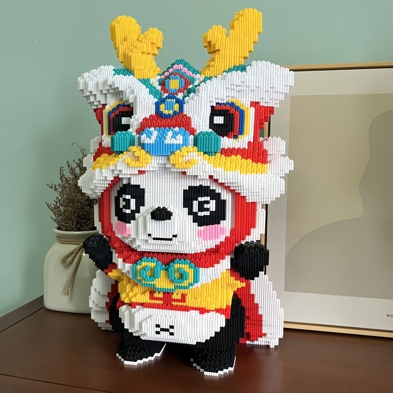 8600 pièces de blocs de construction à emboîtement de panda magnifique \u002F Parfait pour un cadeau de vacances pour et