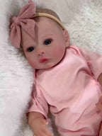 Poupée Reborn Réaliste de 19 Pouces avec Peau 3D & Veines Visibles - Silicone Doux, Jouet Artisanal pour Enfants - Cadeau d'Anniversaire ou de Noël Parfait