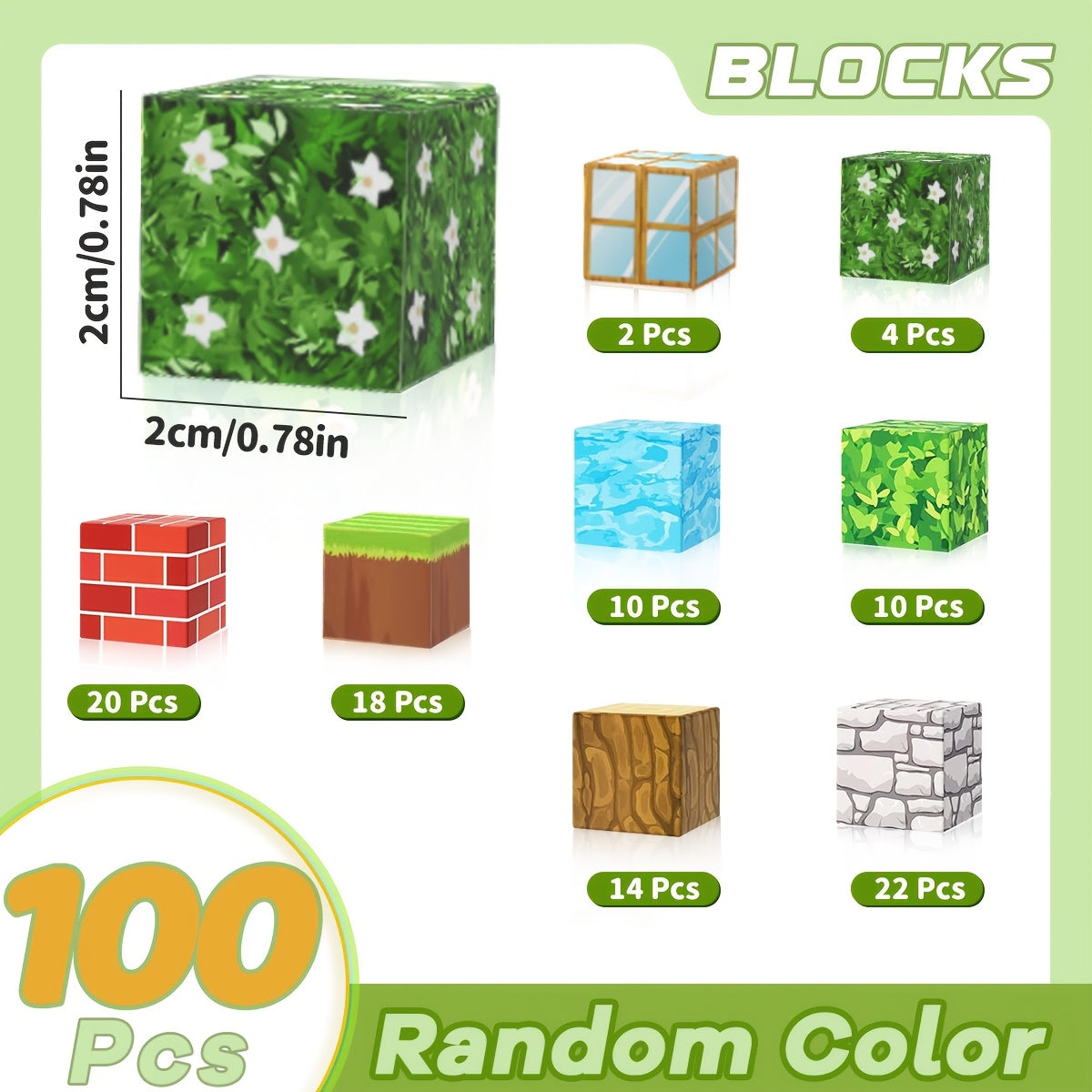 100 pièces de Blocs de Construction Magnétiques CoolNuro, Jouets Éducatifs en ABS, Jeu Sensoriel STEM, Idéal pour les 3-6 Ans, Cadeaux Créatifs pour Anniversaire, Noël