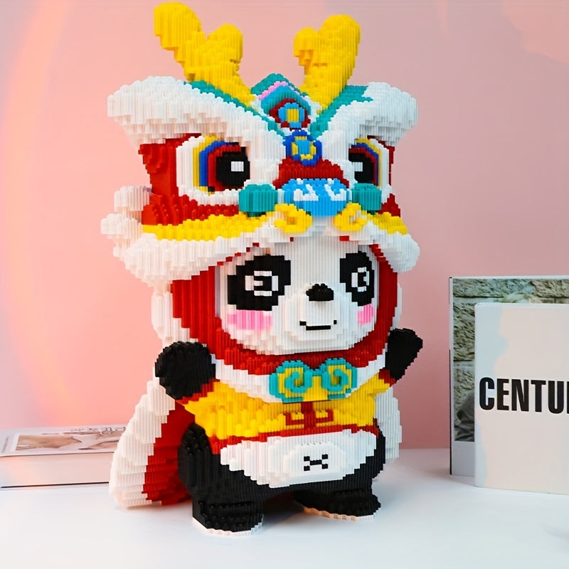 8600 pièces de blocs de construction à emboîtement de panda magnifique \u002F Parfait pour un cadeau de vacances pour et