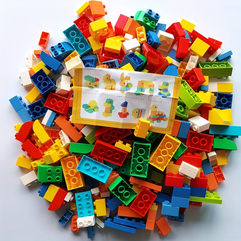 1500g Grand Blocs de Construction pour Enfants, Grandes Briques de Construction, Jouets Éducatifs Créatifs pour Enfants, Cadeau Idéal pour Garçons et Filles de 3 à 6 Ans, Matériau ABS Durable