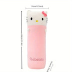 Oreiller en Peluche Cylindrique Mignon de Sanrio, Grand Coussin Douillet pour Chambre à Coucher, Oreiller Décoratif Adapté au Bureau et au Repos à la Maison