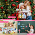 cadeaux pour la Journée Internationale de l'Enfance, 100pcs Blocs Magnétiques - Jouets Créatifs Magnétiques, Ensemble de Jouets à Aimants, Jouets Architecturaux Cubiques Cadeau de Noël Halloween