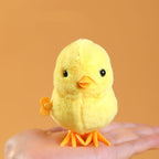 Jouet de Poulet\u002FCanard Sautant, Jouet Interactif en Peluche Simulée Canard Sautant, Petit Animal, Cadeau d'Anniversaire
