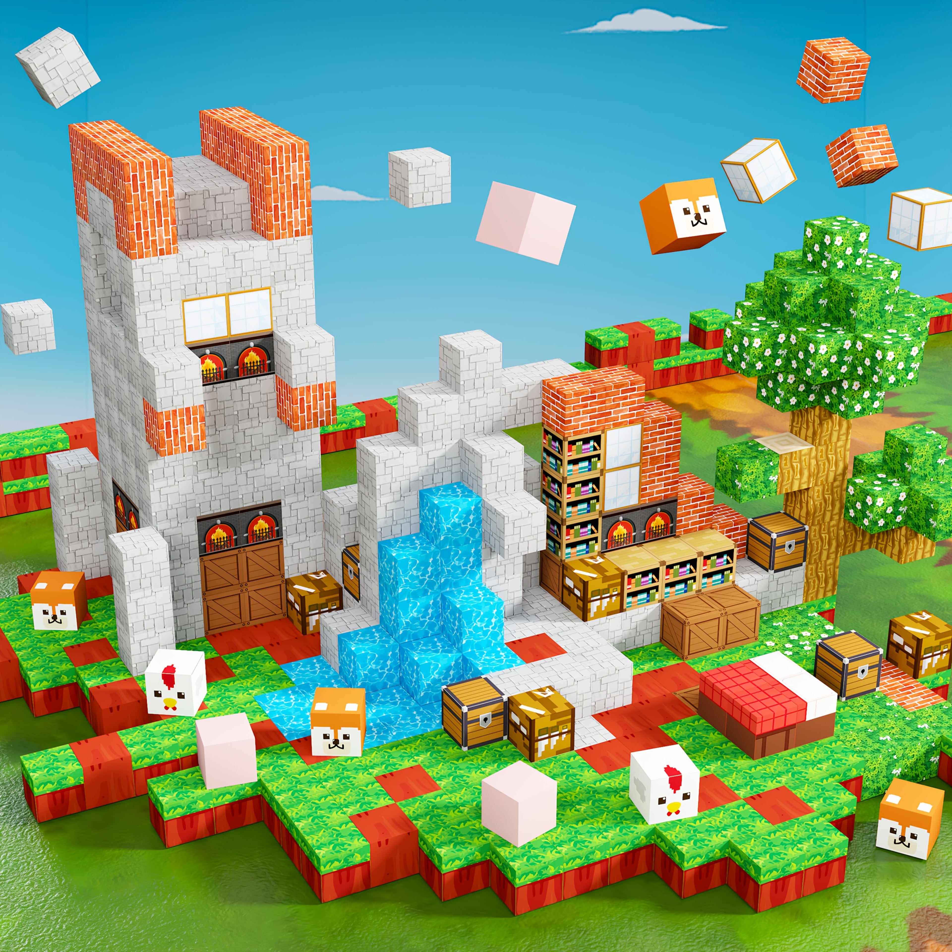 Le Jeu de Blocs de Construction Magnétiques est un Ensemble Soigneusement Conçu de Tuiles Architecturales, Parfait comme Jouet pour Garçons et Filles de 3 à 10 Ans. Aidez les Enfants à Apprendre tout en S'amusant