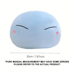 Adorable Oreiller en Peluche Expression Bleue - Jouet de Style Cartoon Mignon avec Des Joues Roses, Idéal pour la Décoration de la Maison & du Bureau, Cadeau Parfait pour Pâques, Noël, Halloween, Anniversaires et Nouvel An, Oreillers Mignons