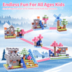 cadeaux pour la Journée Internationale de l'Enfance, 100pcs Blocs Magnétiques - Jouets Créatifs Magnétiques, Ensemble de Jouets à Aimants, Jouets Architecturaux Cubiques Cadeau de Noël Halloween
