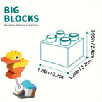 1500g Grand Blocs de Construction pour Enfants, Grandes Briques de Construction, Jouets Éducatifs Créatifs pour Enfants, Cadeau Idéal pour Garçons et Filles de 3 à 6 Ans, Matériau ABS Durable