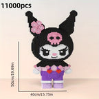 11000pcs Figurine de Modèle en Blocs 3D Série Sanrio Kuroromi - Vacances | Entre Amis | Le Cadeau Parfait