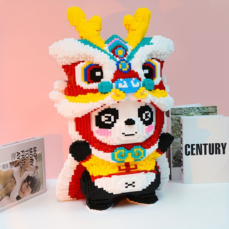 8600 pièces de blocs de construction à emboîtement de panda magnifique \u002F Parfait pour un cadeau de vacances pour et
