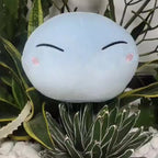 Adorable Oreiller en Peluche Expression Bleue - Jouet de Style Cartoon Mignon avec Des Joues Roses, Idéal pour la Décoration de la Maison & du Bureau, Cadeau Parfait pour Pâques, Noël, Halloween, Anniversaires et Nouvel An, Oreillers Mignons