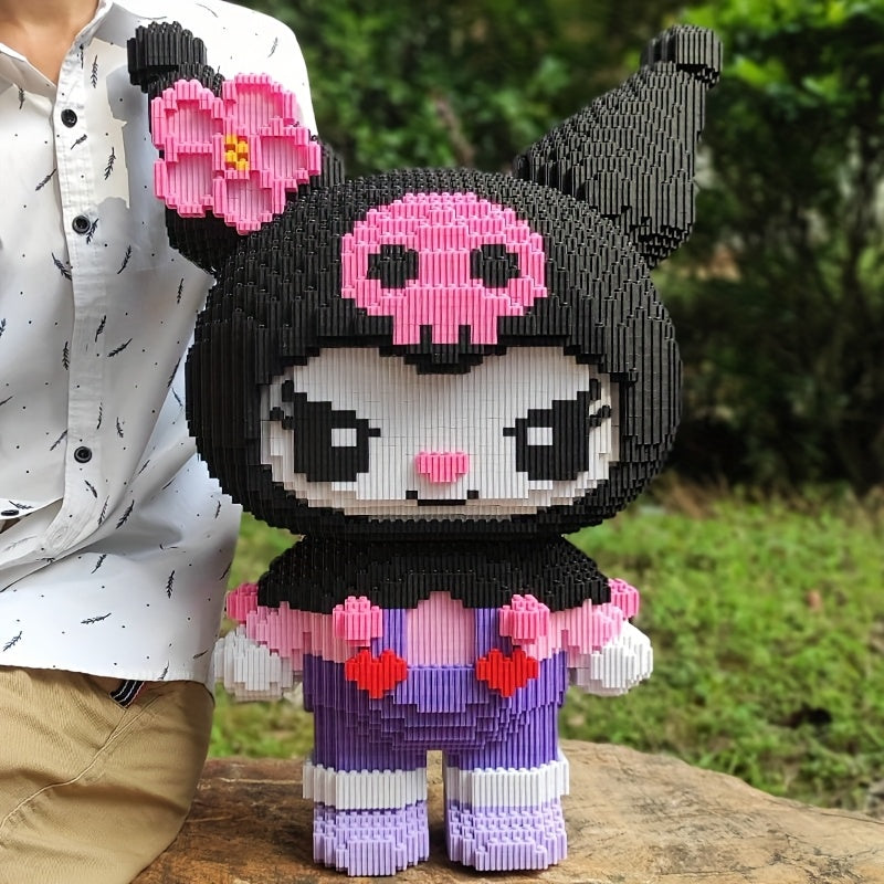 11000pcs Figurine de Modèle en Blocs 3D Série Sanrio Kuroromi - Vacances | Entre Amis | Le Cadeau Parfait