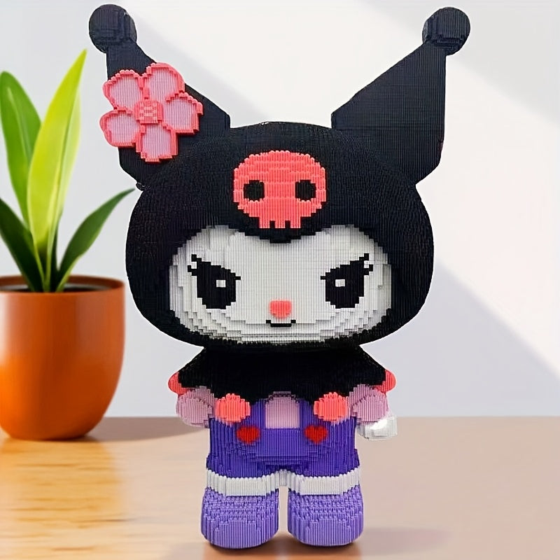 11000pcs Figurine de Modèle en Blocs 3D Série Sanrio Kuroromi - Vacances | Entre Amis | Le Cadeau Parfait